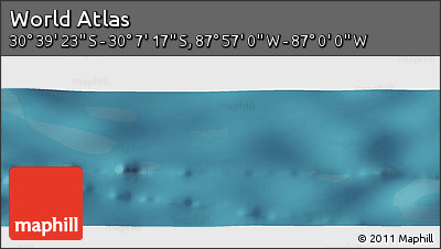 Satellite Panoramic Map of the Area around 30° 23' 20" S, 87° 28' 29" W