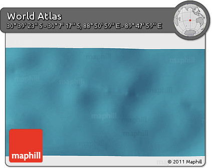 Satellite 3D Map of the Area around 30° 23' 20" S, 89° 19' 29" E