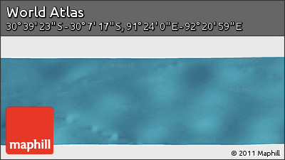 Satellite Panoramic Map of the Area around 30° 23' 20" S, 91° 52' 30" E