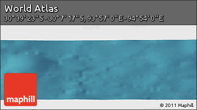 Satellite Panoramic Map of the Area around 30° 23' 20" S, 94° 25' 30" E