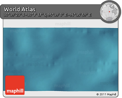 Satellite 3D Map of the Area around 30° 23' 20" S, 96° 7' 30" E