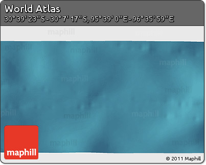 Satellite 3D Map of the Area around 30° 23' 20" S, 96° 7' 30" E