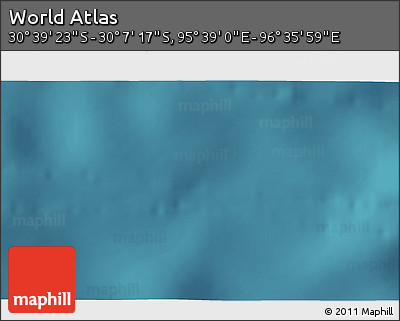 Satellite 3D Map of the Area around 30° 23' 20" S, 96° 7' 30" E