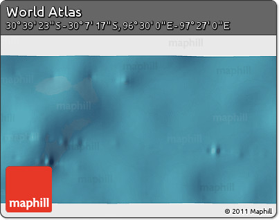 Satellite 3D Map of the Area around 30° 23' 20" S, 96° 58' 29" E