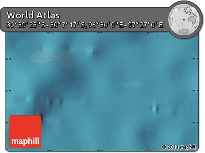 Satellite Map of the Area around 30° 23' 20" S, 96° 58' 29" E
