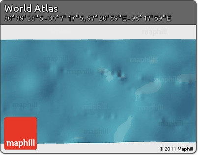 Satellite 3D Map of the Area around 30° 23' 20" S, 97° 49' 29" E