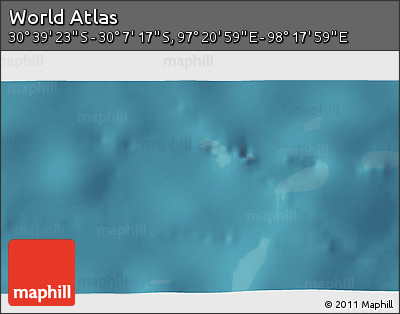 Satellite 3D Map of the Area around 30° 23' 20" S, 97° 49' 29" E