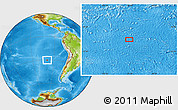 Physical Location Map of the area around 30° 23' 20" S, 99° 22' 30" W