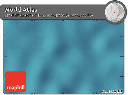 Satellite Map of the Area around 30° 52' 1" S, 100° 13' 29" W