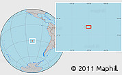Gray Location Map of the area around 30° 52' 1" S, 107° 52' 30" W