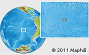 Physical Location Map of the area around 30° 52' 1" S, 107° 52' 30" W