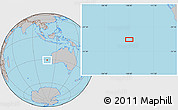 Gray Location Map of the area around 30° 52' 1" S, 108° 1' 30" E