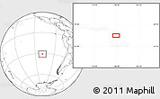 Blank Location Map of the area around 30° 52' 1" S, 108° 43' 29" W