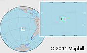 Gray Location Map of the area around 30° 52' 1" S, 108° 43' 29" W