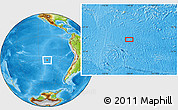 Physical Location Map of the area around 30° 52' 1" S, 108° 43' 29" W