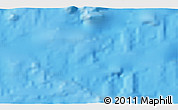Physical 3D Map of the area around 30° 52' 1" S, 111° 16' 30" W
