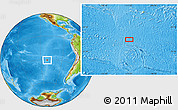 Physical Location Map of the area around 30° 52' 1" S, 111° 16' 30" W