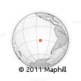 Outline Map of the Area around 30° 52' 1" S, 111° 16' 30" W, rectangular outline