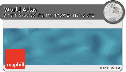 Satellite Panoramic Map of the Area around 30° 52' 1" S, 112° 16' 30" E