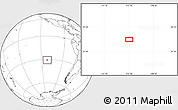 Blank Location Map of the area around 30° 52' 1" S, 112° 7' 30" W