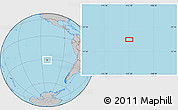Gray Location Map of the area around 30° 52' 1" S, 112° 7' 30" W