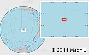 Gray Location Map of the area around 30° 52' 1" S, 115° 31' 30" W