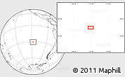 Blank Location Map of the area around 30° 52' 1" S, 117° 13' 29" W