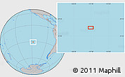 Gray Location Map of the area around 30° 52' 1" S, 117° 13' 29" W