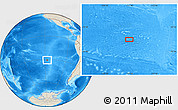 Shaded Relief Location Map of the area around 30° 52' 1" S, 117° 13' 29" W
