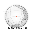 Outline Map of the Area around 30° 52' 1" S, 117° 13' 29" W, rectangular outline