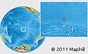 Physical Location Map of the area around 30° 52' 1" S, 127° 25' 30" W