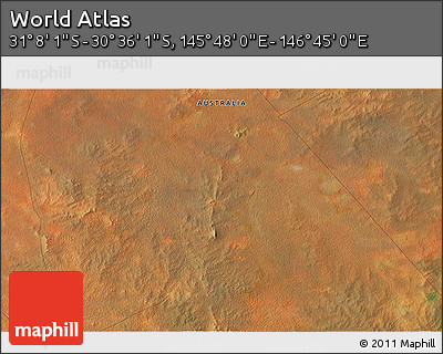 Satellite 3D Map of the Area around 30° 52' 1" S, 146° 16' 30" E