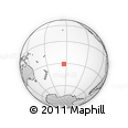 Outline Map of the Area around 30° 52' 1" S, 153° 46' 30" W, rectangular outline