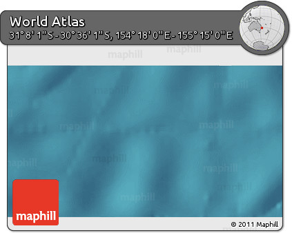 Satellite 3D Map of the Area around 30° 52' 1" S, 154° 46' 30" E