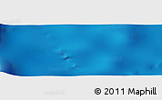 Shaded Relief Panoramic Map of the area around 30° 52' 1" S, 168° 13' 29" W