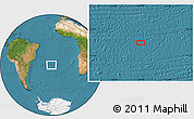 Satellite Location Map of the area around 30° 52' 1" S, 21° 10' 29" W