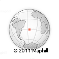 Outline Map of the Area around 30° 52' 1" S, 23° 43' 30" W, rectangular outline