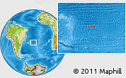 Physical Location Map of the area around 30° 52' 1" S, 25° 25' 29" W