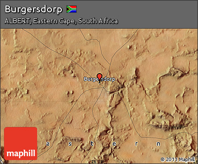 Satellite Map of Burgersdorp