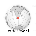 Outline Map of the Area around 30° 52' 1" S, 26° 25' 29" E, rectangular outline