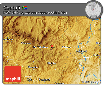 Physical Map of Centuli