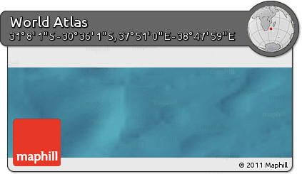 Satellite Panoramic Map of the Area around 30° 52' 1" S, 38° 19' 30" E