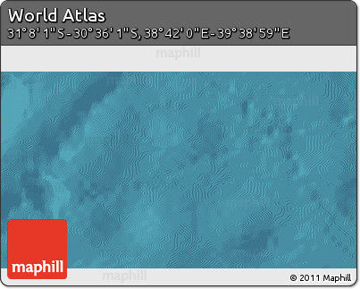 Satellite 3D Map of the Area around 30° 52' 1" S, 39° 10' 29" E