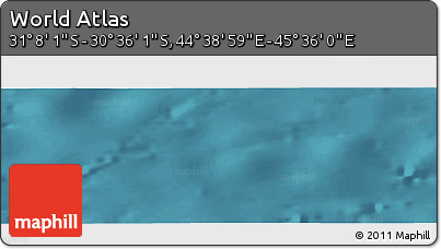 Satellite Panoramic Map of the Area around 30° 52' 1" S, 45° 7' 30" E