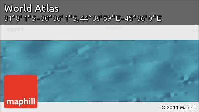 Satellite Panoramic Map of the Area around 30° 52' 1" S, 45° 7' 30" E
