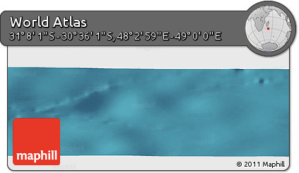 Satellite Panoramic Map of the Area around 30° 52' 1" S, 48° 31' 29" E