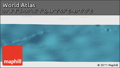 Satellite Panoramic Map of the Area around 30° 52' 1" S, 48° 31' 29" E