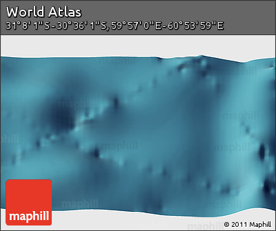 Satellite 3D Map of the Area around 30° 52' 1" S, 60° 25' 29" E