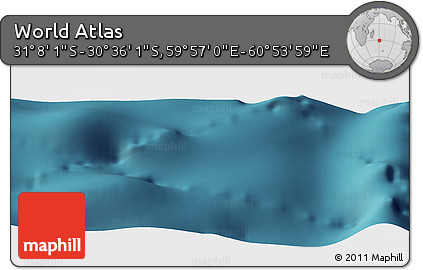 Satellite Panoramic Map of the Area around 30° 52' 1" S, 60° 25' 29" E