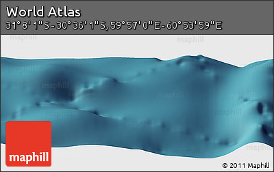 Satellite Panoramic Map of the Area around 30° 52' 1" S, 60° 25' 29" E